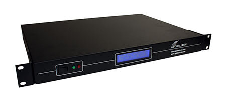 view of the left side of the nts 6001 dual gps msf ntp server