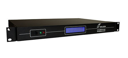 view of the left side of the nts 6001 gps ntp server