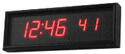 4" network clock hours, minutes & seconds