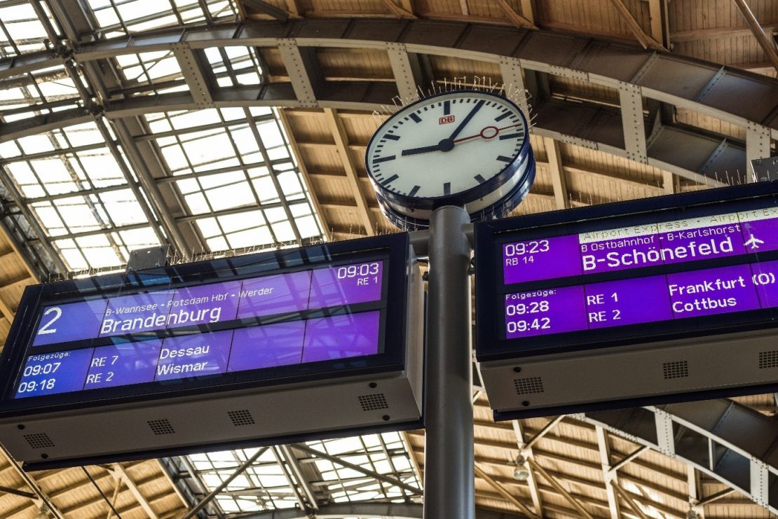 What Is NTP? Precise time at a train station.